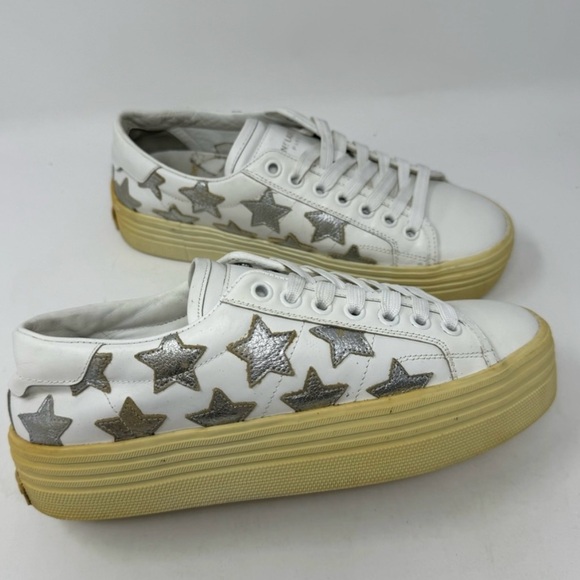 Saint Laurent leather platform sneakers! - Picture 1 of 7